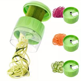 1pc; Vegetable Spiralizer; Hand Held