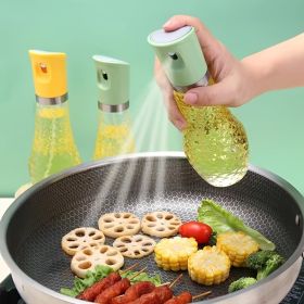 1pc Oil Spray Bottle; Push-type Oil Sprayer