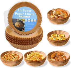 Air Fryer Disposable Paper 100 Pcs, Round Non-Stick Paper, Prime Oil-proof Parchment Paper