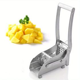 1pc, French Fry Cutter, Stainless Steel Fruit Cutter, Vegetable Cutter, Potato Slicer, Vegetable Chopper, Onion Chopper,