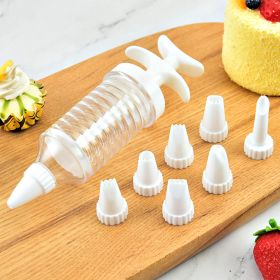 8pcs Cake Decoration Kit; Cake Decorating Pen with Piping Nozzles; Baking Tools