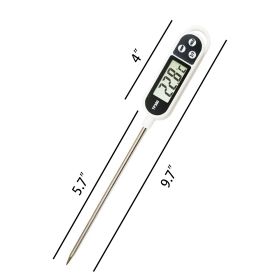 1pc; -58F°~572F°; 304 Food Grade Stainless Steel; Probe Type Electronic Thermometer