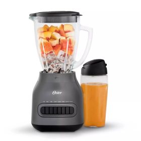 Easy-to-Clean Blender with Dishwasher-Safe Glass Jar with a 20 oz. Blend-n-Go Cup