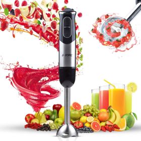 5 Core Handheld Blender, Electric 8-Speed 500W, Immersion Blender Stick with Food Grade Stainless Steel Blades