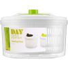 Salad Spinner Fruit Vegetable Washer; Lettuce Drainer; Hand Cranking Vegetable Dryer with Lid Fruit & Vegetable Washing