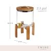 Modern Manor Wood & Glass Drink Dispenser by Twine Living®