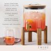 Modern Manor Wood & Glass Drink Dispenser by Twine Living®