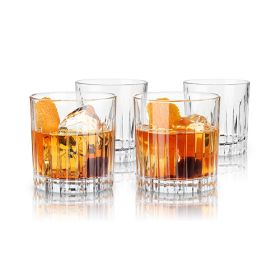 Reserve Milo Crystal Rocks Glasses By Viski (set of 4)