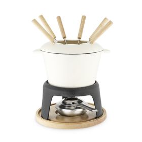 Cast Iron Fondue Set by Twine®