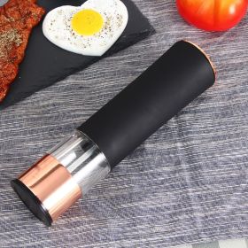 Stainless Steel Ceramic Electric Pepper Grinder Core (Option: Black Gold)