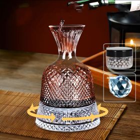 Crystal Glass Vortex Wine Decanters Kit (Option: Crystal Base)