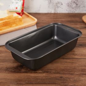 Loaf Bread Mold Baking Rectangular (Option: Black 25cm)