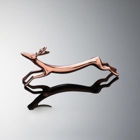 Chopstick Rack Pillow Spoon Support, Silver Plated (Option: Rose Gold Wild Deer)