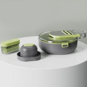 Multifunctional Shredder and Vegetable Cutter (Option: Gray)