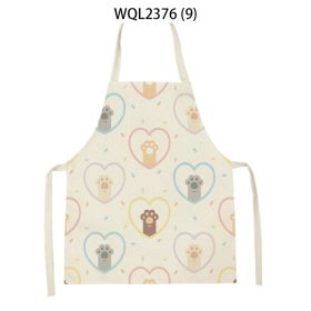 Cartoon Apron Kitchen Printing (Option: WQL2376 9-68 55cm)