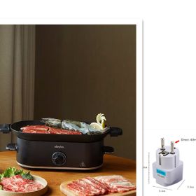 Olayks Mini Meat Electric Roasting Pan (Option: EU-Electric grill)