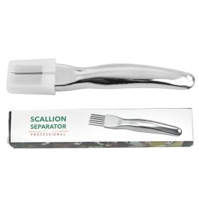 304 Stainless Steel Onion Cutter; Chopping Green Onion; Veggie Chopper; Multifunctional Scallion Cutter (Color: Style 1)